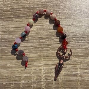 “Strength of the Goddess” Reiki Infused Meditation Mala - Authentic Crystals